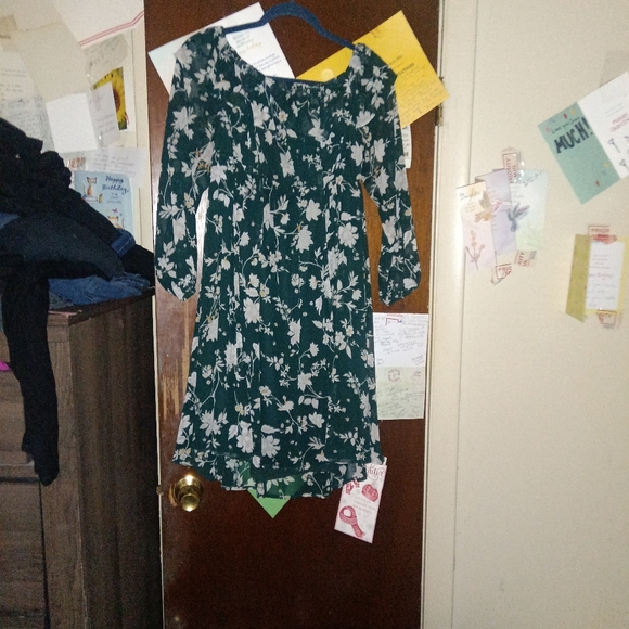 TORRID Mini Chiffon Off Shoulder Skater Dress - Picture 8 of 11